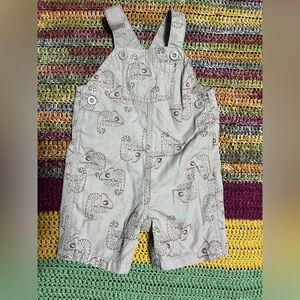 Carter's Tan Chameleon Overalls